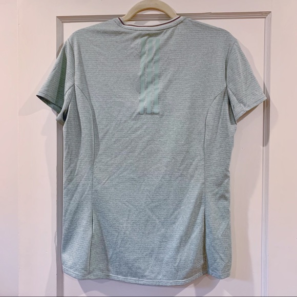 ✨ Adidas Mint Green Climalite V-Neck T-Shirt - L - Picture 5 of 7